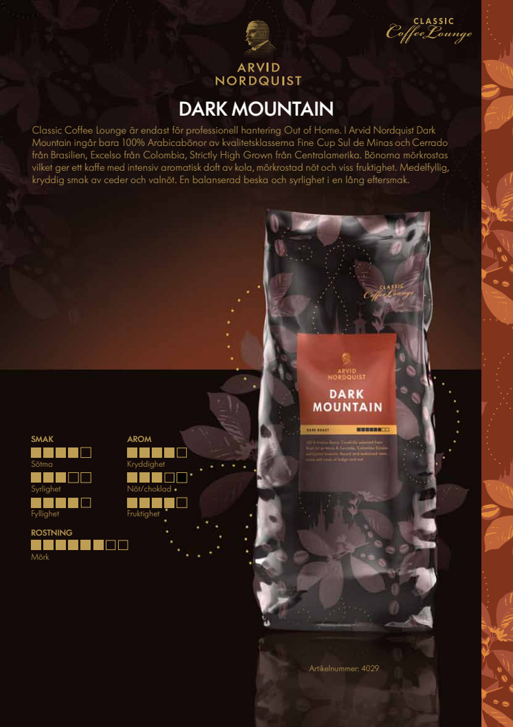 Produktblad Dark Mountain