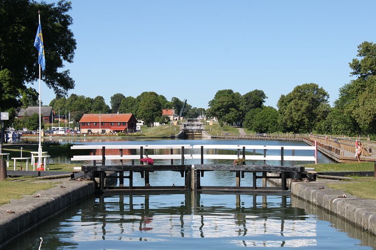 Pressbild - Göta kanal, Bergs slussar