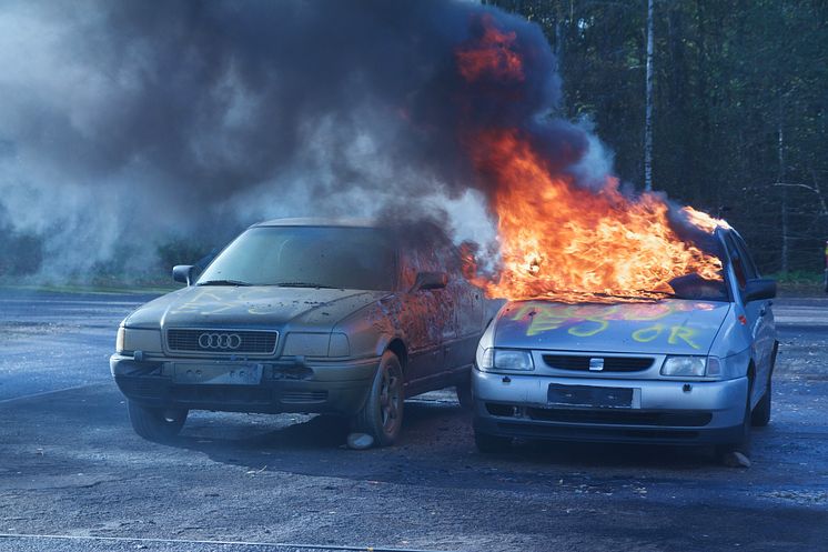 Brandbegränsning mellan fordon med Housegards AVD