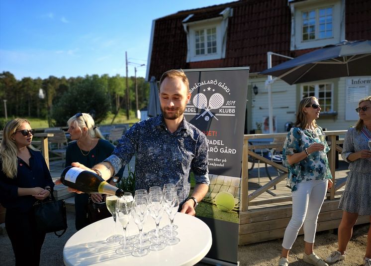 Invigningsfest för nya padelbanor, Smådalarö Gård