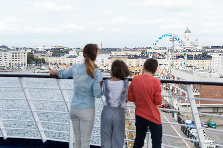 Familj på däck Helsingfors