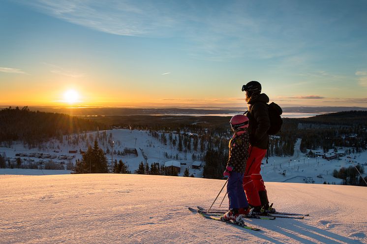 Alpin skidåkning i Orsa Grönklitt