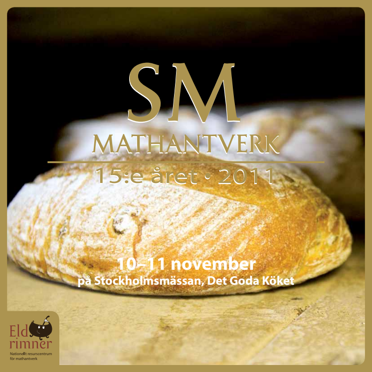 SM i Mathantverk 2011 - Årets stora händelse i matvärlden! 