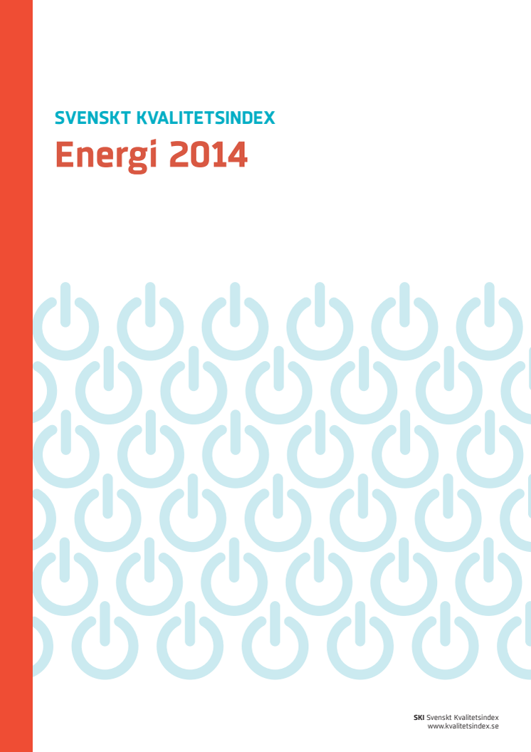 Svenskt Kvalitetsindex om energibranschen 2014