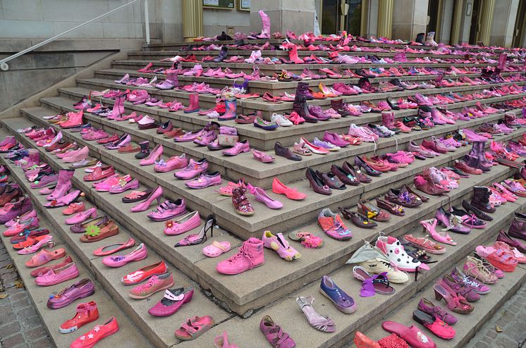 Pink Shoe Day in Leipzig