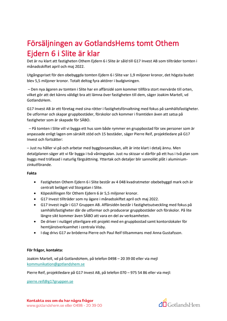Försäljningen av GotlandsHems tomt Othem Ejdern 6 i Slite är klar.pdf