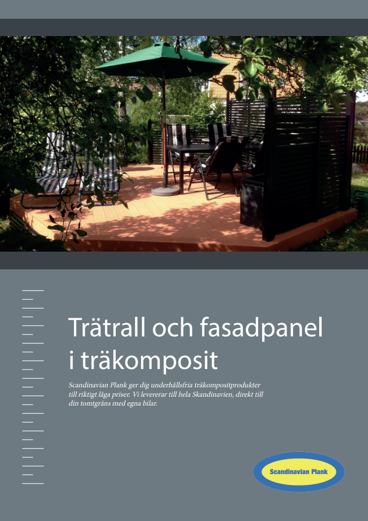 Scandinavian Plank AB har ny broschyr 2015