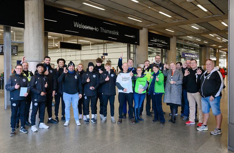 Brew Train partners at St Pancras