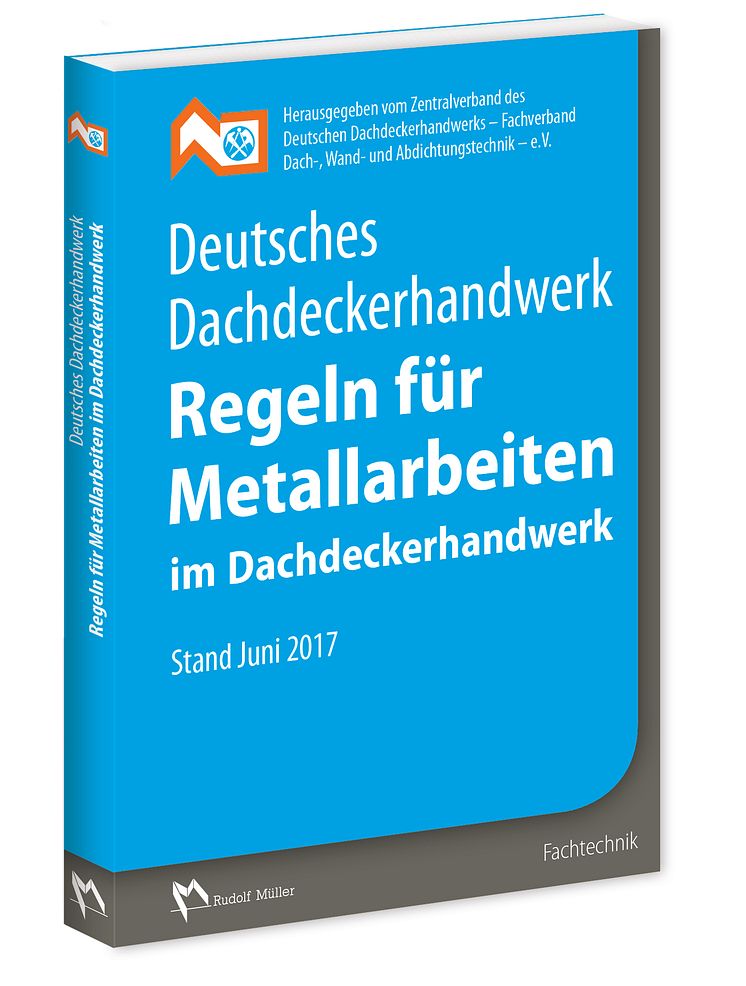 Regeln für Metallarbeiten im Dachdeckerhandwerk (3D/tif)