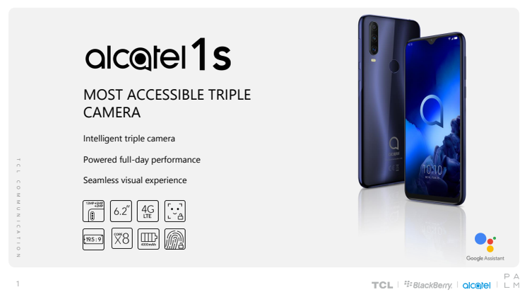 Produktark Alcatel 1S (2020)