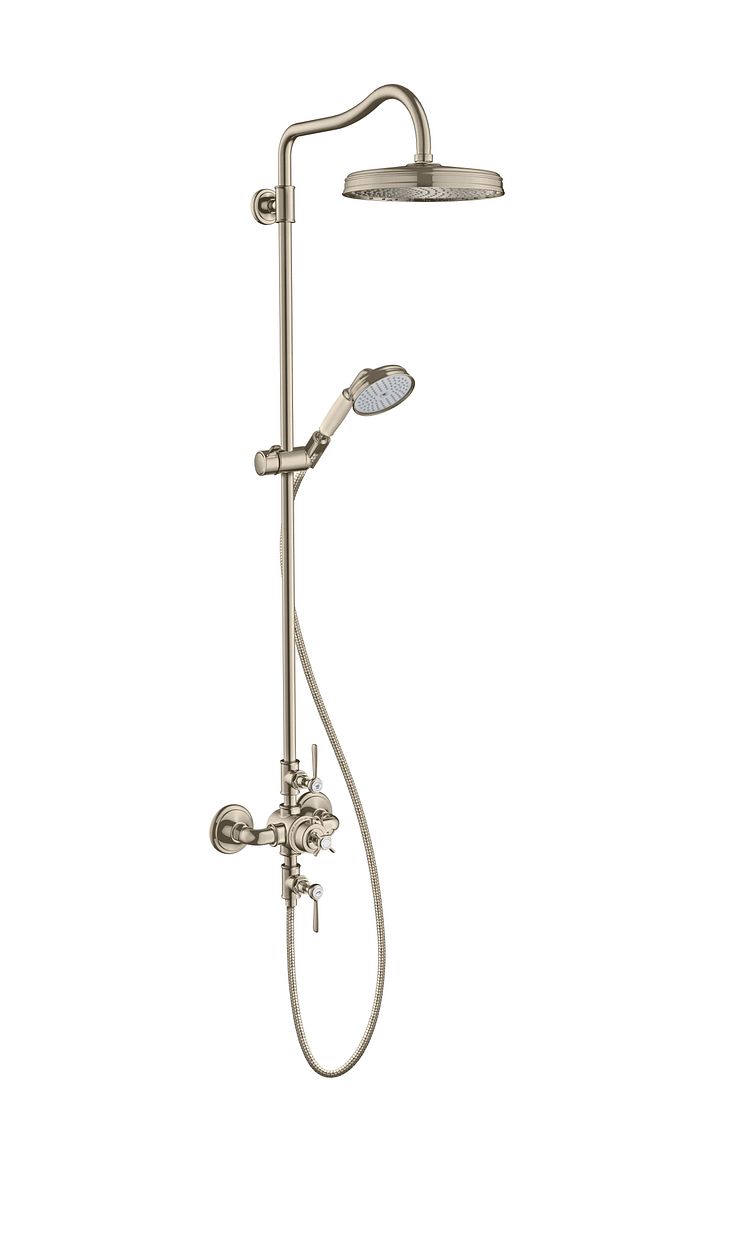 AXOR Montreux Showerpipe brushed nickel