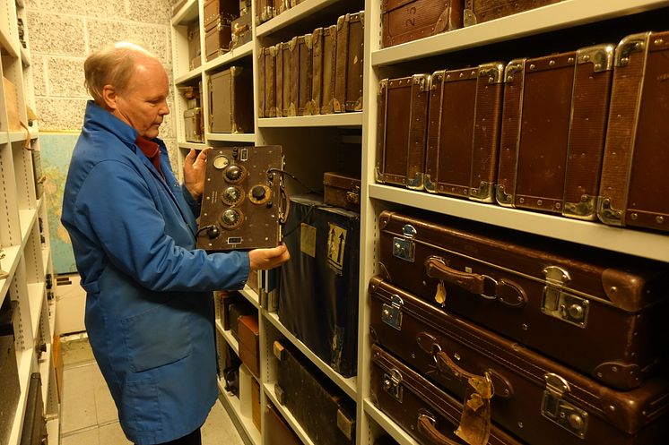 Historisk samling fra NRK til Teknisk museum. Gammelt opptaksutstyr