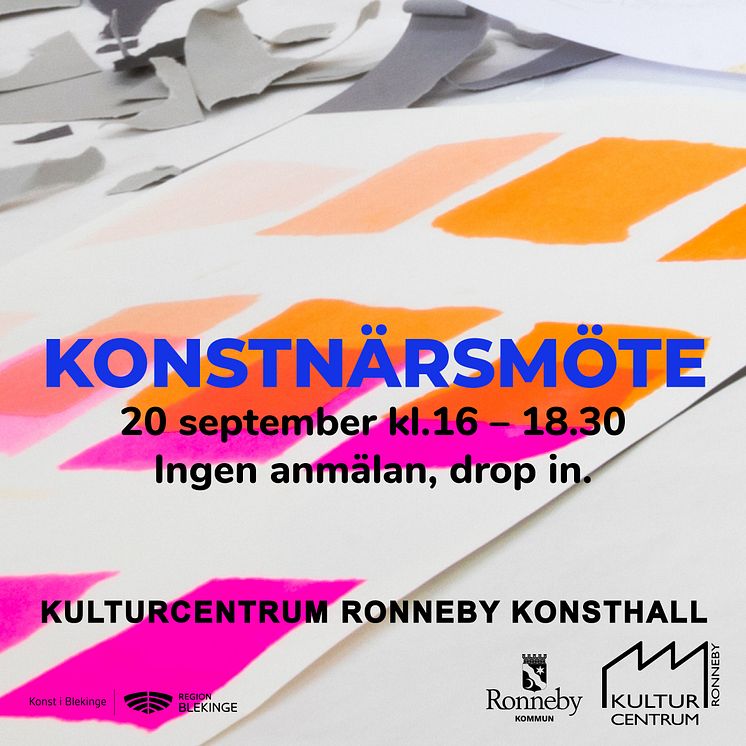 Banner konstnärsmöte sept 2023 låg