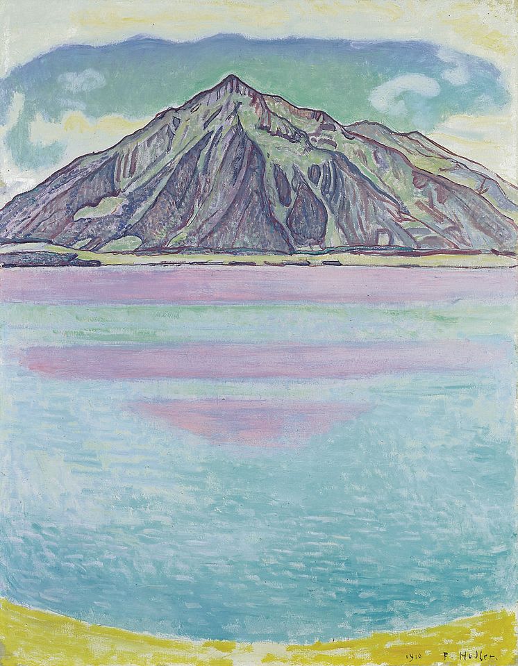 Ferdinand Hodler: Thunersee mit Niesen, 1910