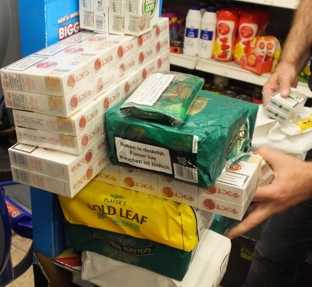 Tobacco and alcohol seized in Southampton