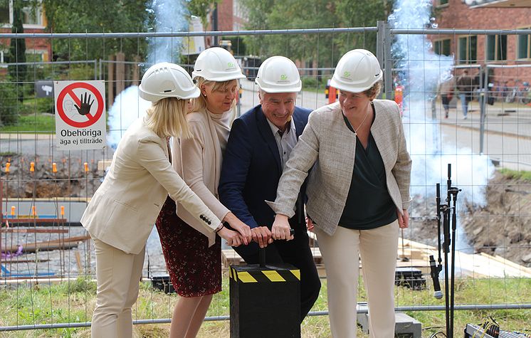 Startskott för studentbostäder på KTH Campus.