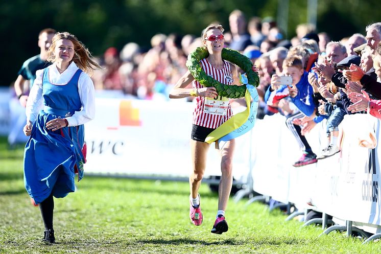 Segrare Lidingöloppet 30km Annelie Johansson, Hälle IF