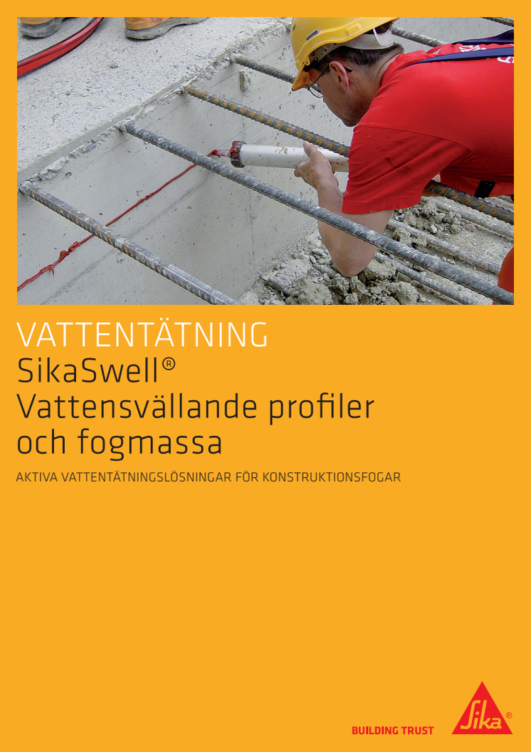 SikaSwell - Vattensvällande profiler och fogmassa