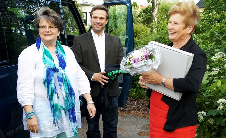 Birgitta Jönsson, Fredrik Löfqvist och Margareta Pålsson