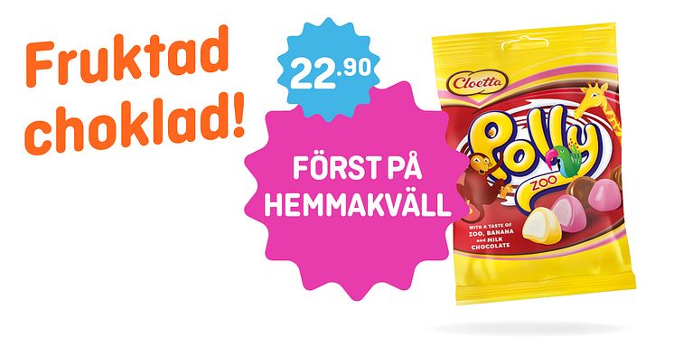 Först på Hemmakväll 18/1: Polly Zoo!