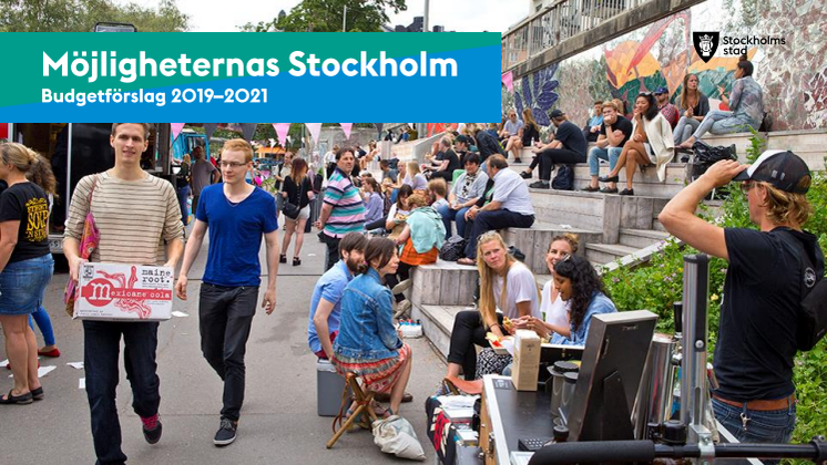 Möjligheternas Stockholm: Grönblå budget för 2019