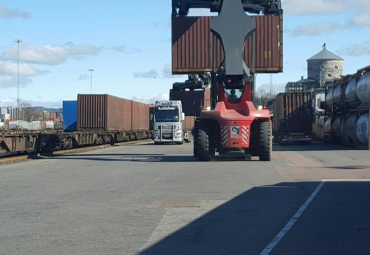 Green Cargo och Volvo Cars utförde ett tufft uppdrag