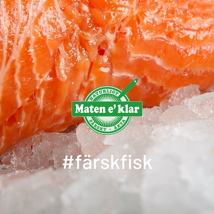 Maten é Klar Färsk Fisk