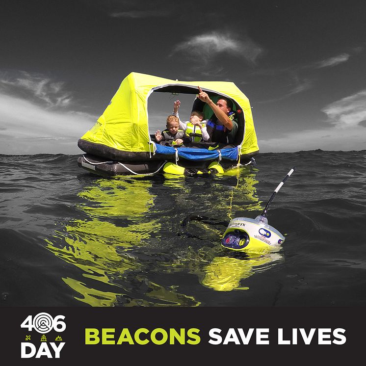 Hi-res image - ACR Electronics - 406Day on April 6th raises awareness about the benefits of 406 MHz emergency beacons