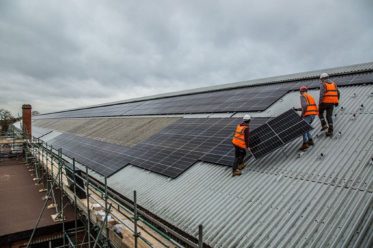 Energy Garden installation at Streatham Hill depot