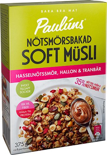 Pauluns SOFT Musli Hallon Tranbär