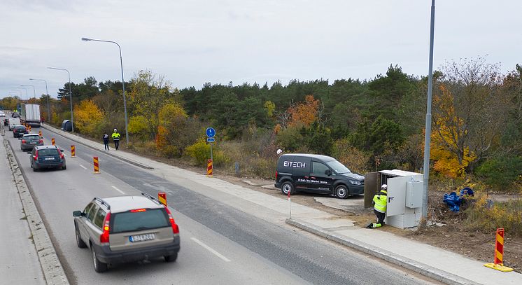 Eitech installerar Smartroad Gotland-2