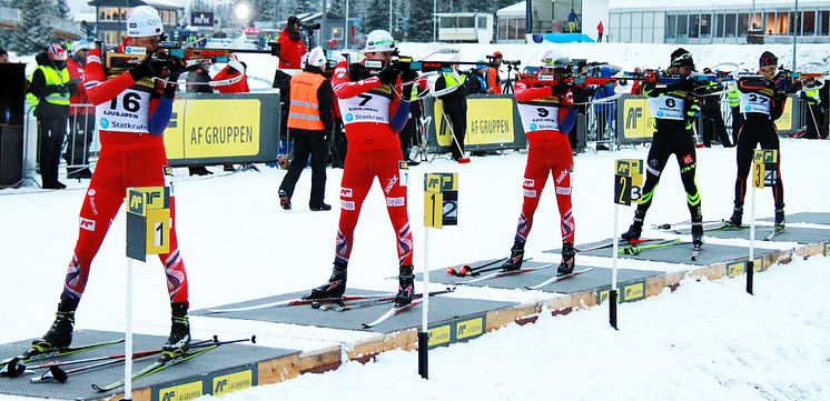 Sesongstart Skiskyting menn fellesstart