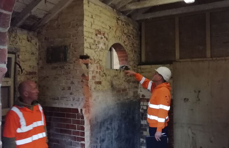 Lingfield waiting room before restoration 3