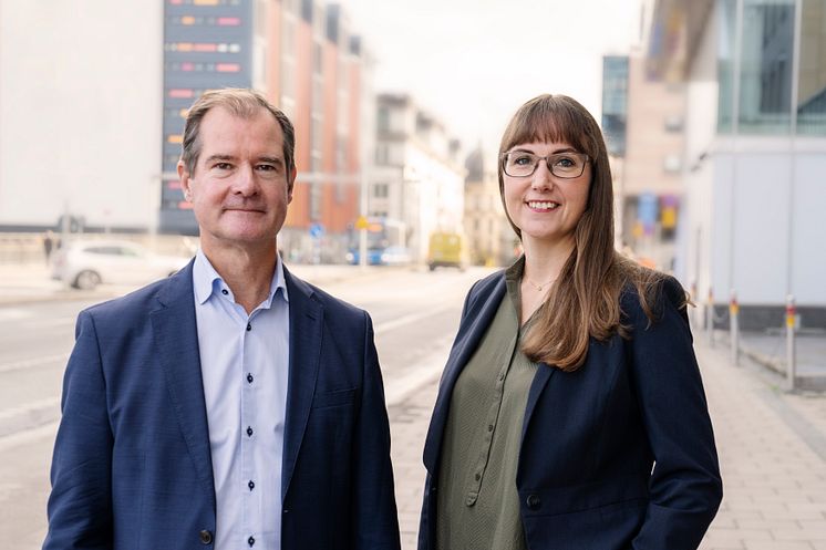 Mårten Lilja och Johanna Ode 