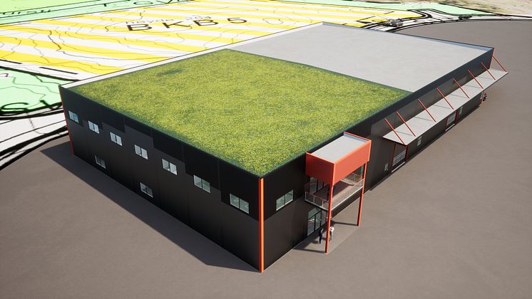 Servi group avd Kongsberg nytt bygg på Toppen