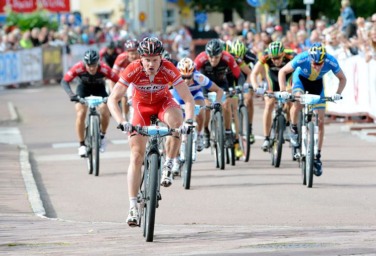 CykelVasan 2012 spurtsegrare Jesper Dahlström