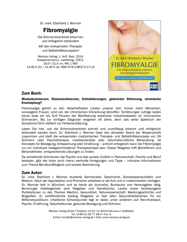 Waschzettel "Fibromyalgie"