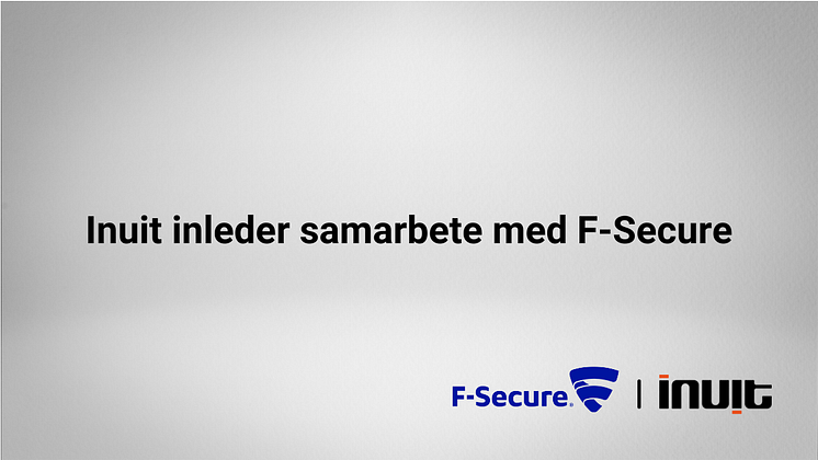 Inuit inleder samarbete med F-Secure