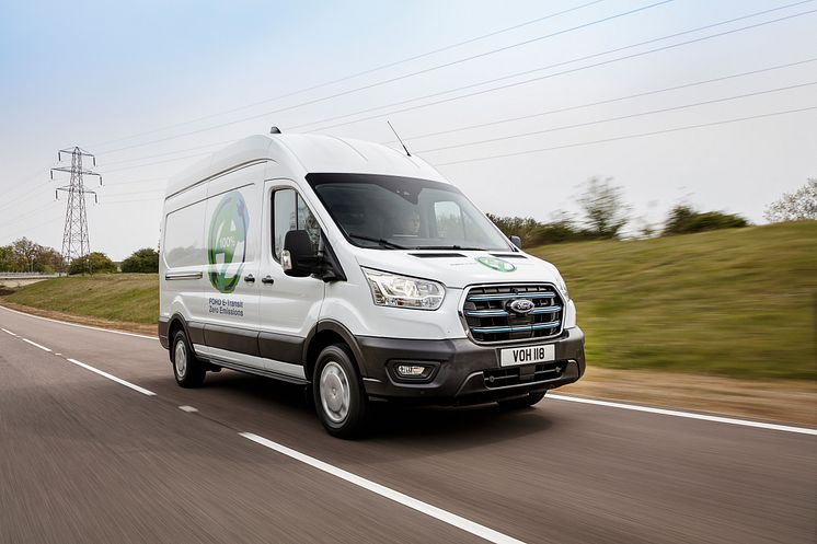 Ford E-Transit kunde testprosjekt 2021