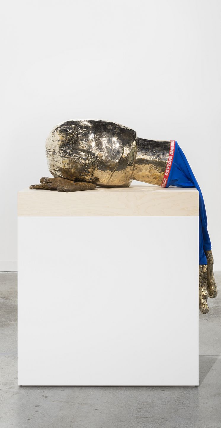 Nicole Eisenman, Captain America (2), 2016. © Nicole Eisenman. Courtesy the artist and Anton Kern Gallery, New York