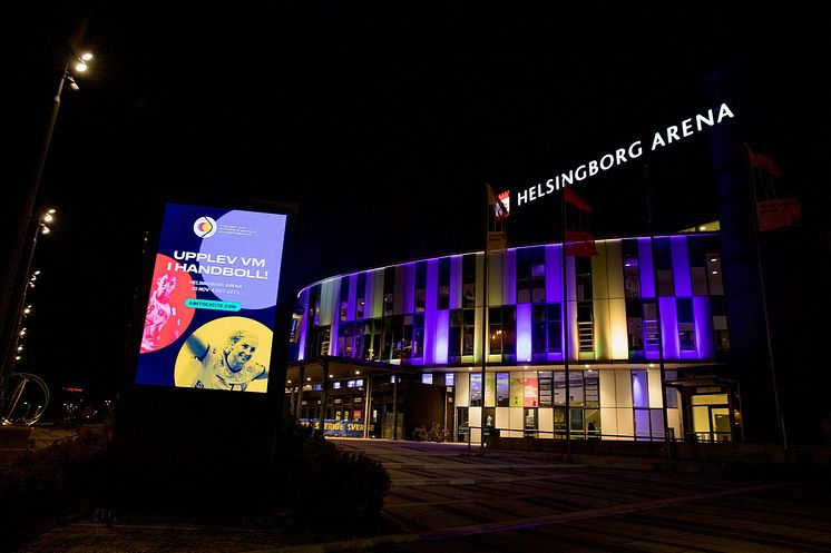 Helsingborg Arena inför handbolls-vm