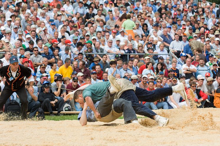 Schwingen, Unspunnenfest Interlaken / Quelle: Verein Unspunnenfest