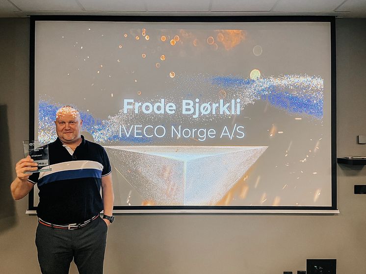 IVECO Norge Årets selger - Frode Bjørkli