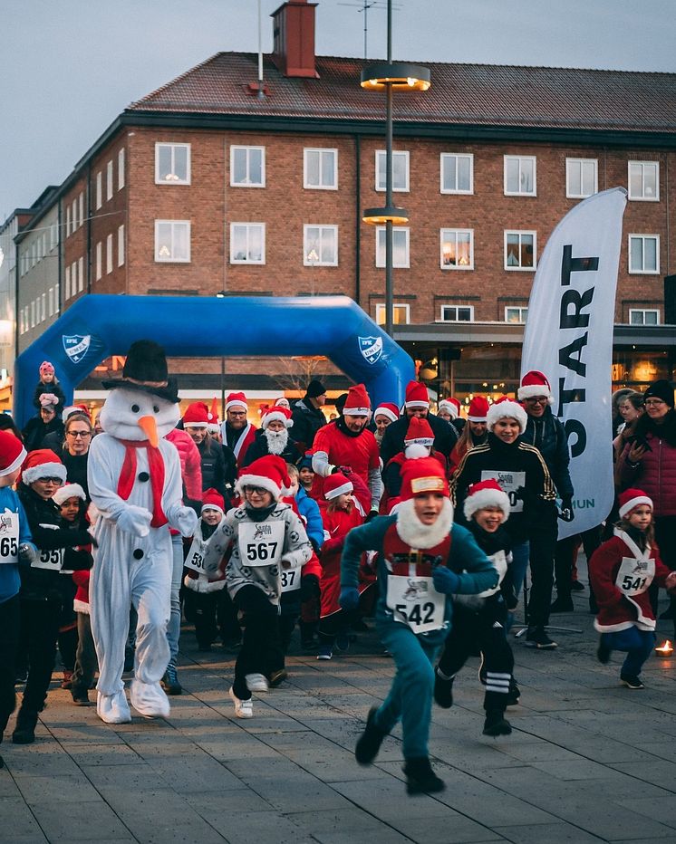 Santa Run i Umeå