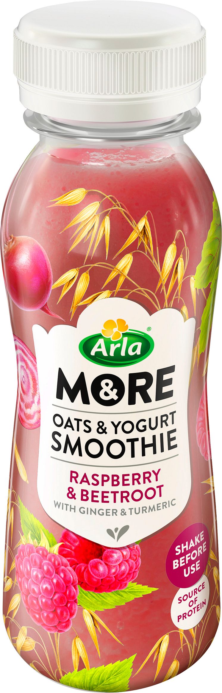 Arla &More Smoothie Vadelma-Karpalo 250 ml