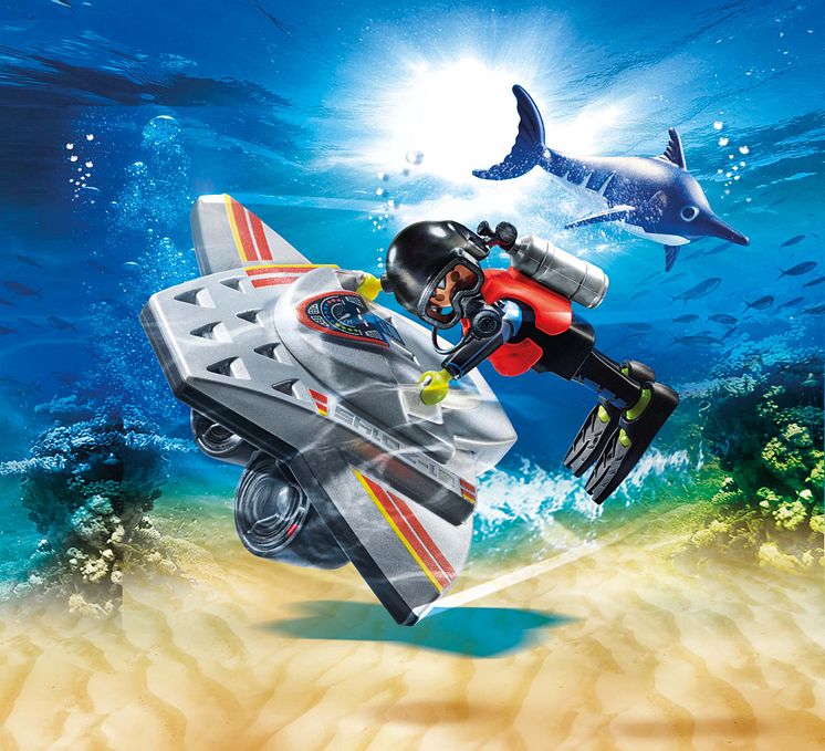 Seenot - Tauchscooter im Rettungseinsatz (70145) von PLAYMOBIL