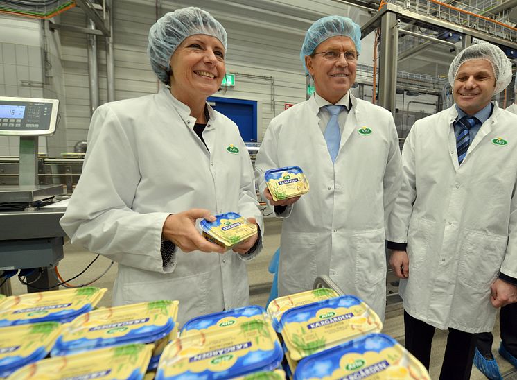 Startschuss für die Produktion von Arla Kærgården® in Pronsfeld