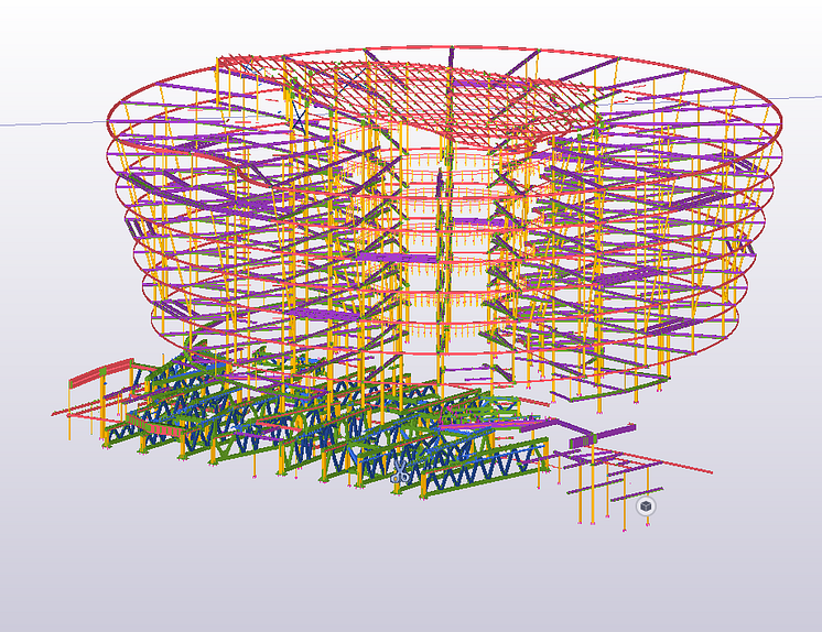 3D-modell Forskaren (Stålkonstruktion)