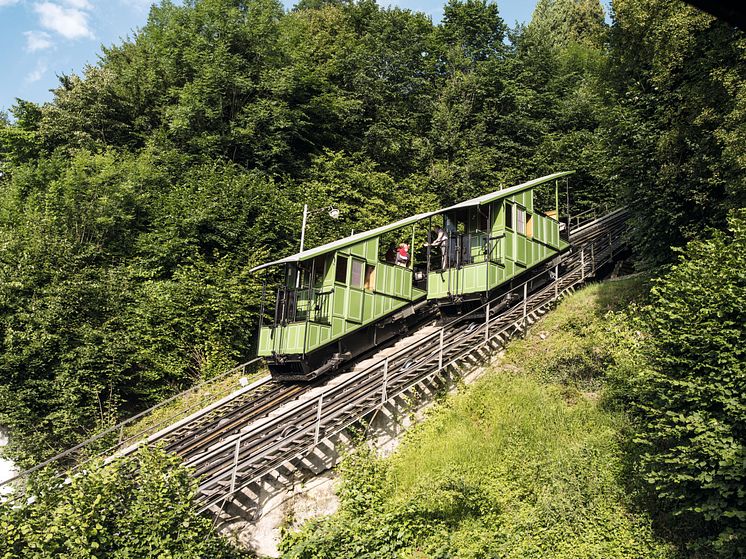 Funiculaire in Fribourg 