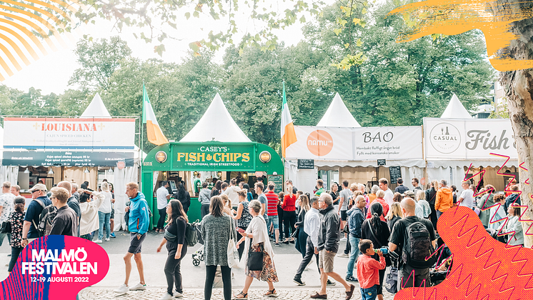 Malmöfestivalens matområde 